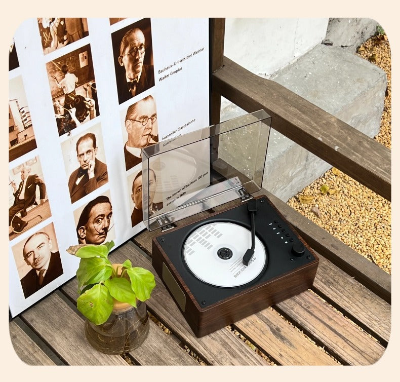 Premium CD Player with Wooden Finish – Luxury Gift for Home Decor Enthusiasts